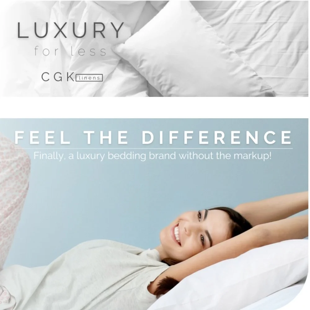 CGK Unlimited Linens Hotel Luxury Black Sheet Set 6 Piece Queen Microfiber